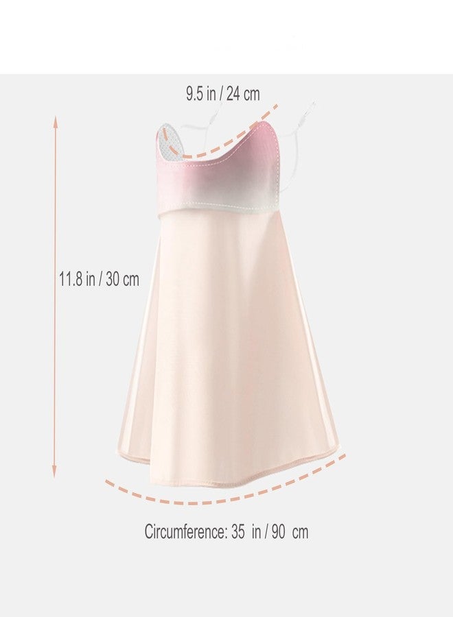 YUANST UV Face Mask, Ice Silk Cooling Neck Gaiter, Breathable Sun Protection for Outdoor Sports, Washable Reusable (Pink) - Image 5